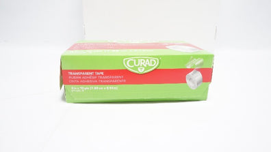 Medline NON270203 Curad Transparent Tape 3inch x 10yds - Box of 4